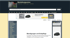 Desktop Screenshot of bestattungsunion.de