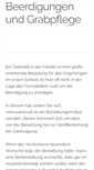 Mobile Screenshot of bestattungsunion.de