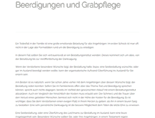 Tablet Screenshot of bestattungsunion.de